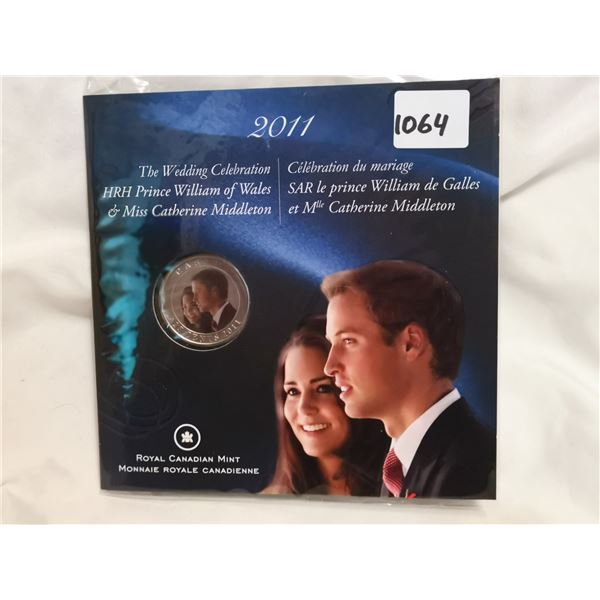 2011 large 25 cent, royal wedding