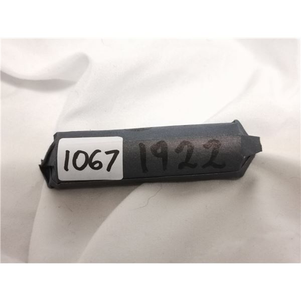 1922 full roll of 5 cent coins
