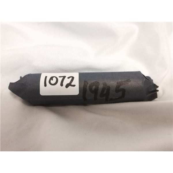 1945 full roll of 5 cent coins