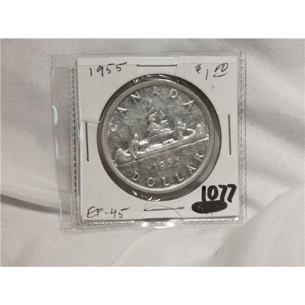 1955 silver $1 coin