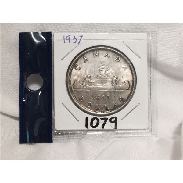 1937 silver $1 coin