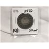 Image 1 : 1876 silver NFLD 50 cent coin
