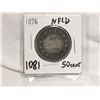 Image 2 : 1876 silver NFLD 50 cent coin