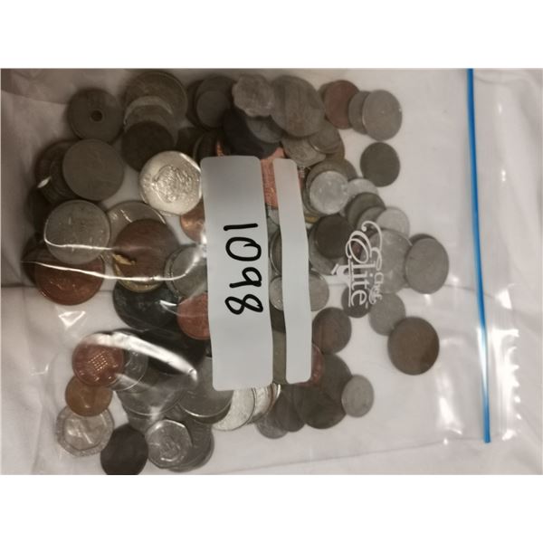 100 foreign coins