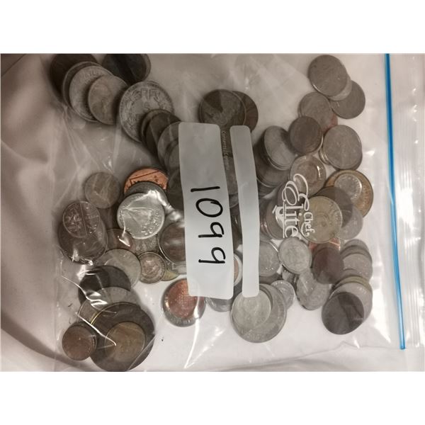 100 foreign coins