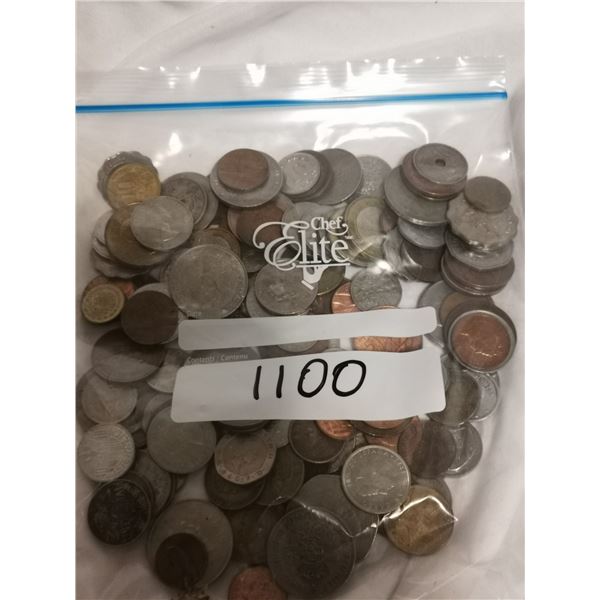 100 foreign coins