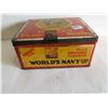 Image 2 : World navy tobacco tin 7x6x3
