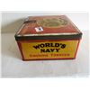 Image 3 : World navy tobacco tin 7x6x3