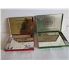 Image 4 : 2 craved 'A' tobacco tins