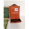 Image 2 : 2 tobacco tin and match box holder