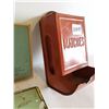 Image 3 : 2 tobacco tin and match box holder