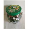 Image 2 : Peanut butter jar full of marbles