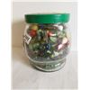 Image 3 : Peanut butter jar full of marbles