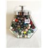 Image 1 : Jar full of marbles 6x3.5x6