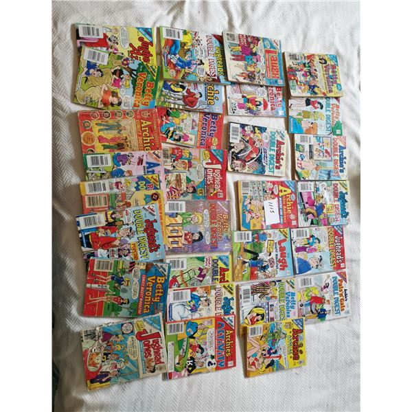 Lot of archie comic books