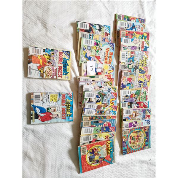 Lot of archie comic books