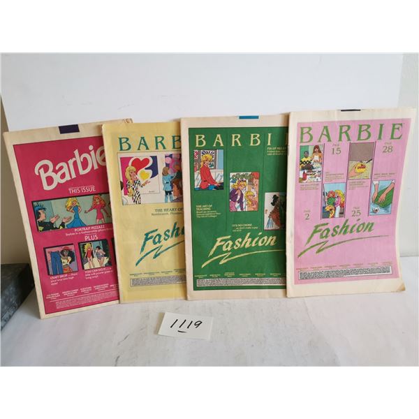 4 barbie fashion comics