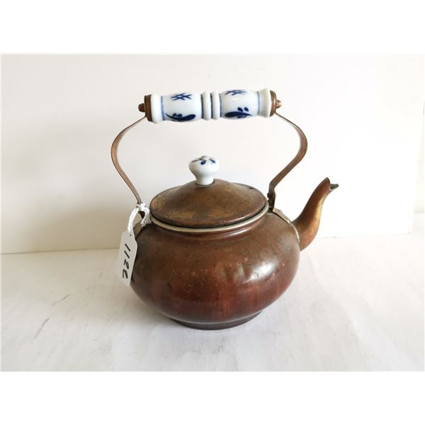 copper tea kettle