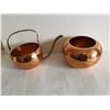 Image 4 : Copper pitcher and bowl