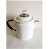 Image 3 : White enamel coffee pot