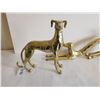 Image 2 : 2 brass hounds