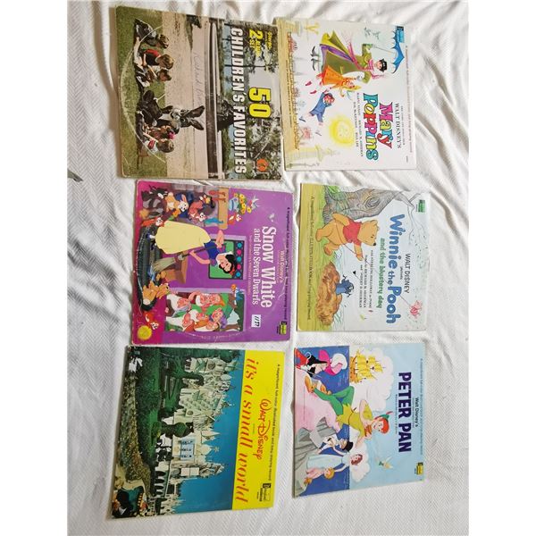 6 childerns LP's