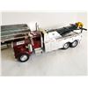 Image 2 : Tow truck and dump truck - 11" long, plastic