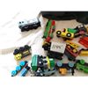 Image 3 : Lot of toy wooden train track and trains