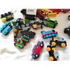 Image 5 : Lot of toy wooden train track and trains