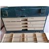 Image 3 : Fishing tackle box with hooks and more