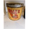 Image 1 : MCDONALD BRIER TOBACCO TIN, 80 CENT LABEL