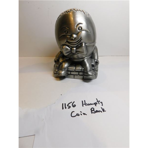 HUMPTY DUMPTY COIN BANK, METAL