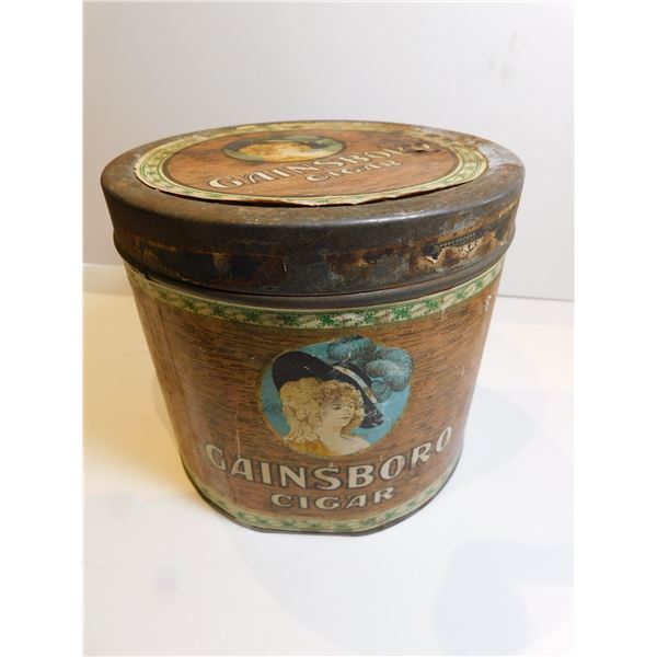 GAINSBORO CIGAR TIN PAPER LABEL