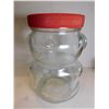 Image 2 : NO BOW, BEAR PEANUT BUTTER JAR, RED LID