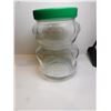 Image 3 : BOW, BEAR PEANUT BUTTER JAR, GREEN LID