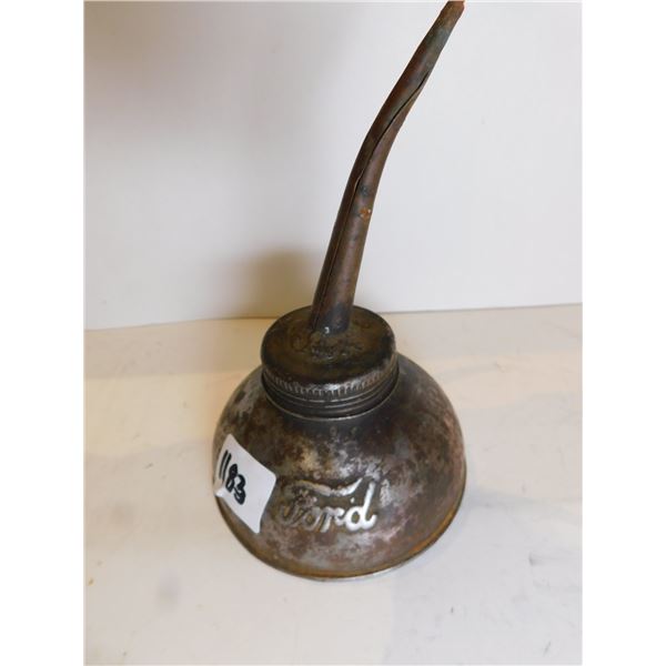 ANTIQUE FORD EMBOSSED OILER