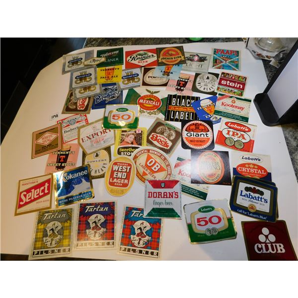MODERN BEER LABELS, UNUSED
