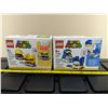 Image 1 : 2 Lego Sets NIB - #71373 & #71384 - Super Mario Builder Mario Power-Up Pack & Penguin Mario Power-Up