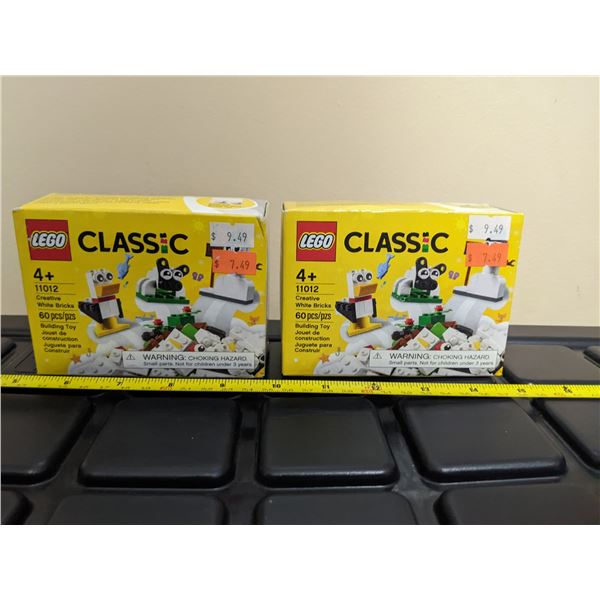 2 Lego Sets NIB - 2x #11012 - Lego Classics Creative White Bricks