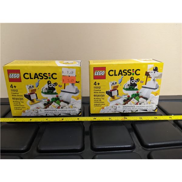 2 Lego Sets NIB - 2x #11012 - Lego Classics Creative White Bricks