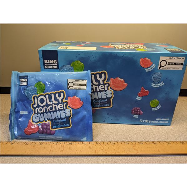 12 pack box of Jolly Rancher Gummies (12x96g)