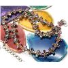 Image 3 : Colorful Tourmaline and Diamond Riviere Necklace