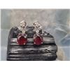 Image 5 : "2Die4" Ruby Corundum & Diamond Certified Earrings