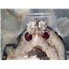 Image 6 : "2Die4" Ruby Corundum & Diamond Certified Earrings