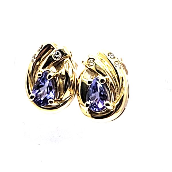 Timeless Tanzanite and Diamond Earrings