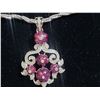 Image 1 : Contemporary Ruby and Diamond "Tortiglioni" Necklace