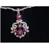 Image 2 : Contemporary Ruby and Diamond "Tortiglioni" Necklace