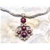 Image 4 : Contemporary Ruby and Diamond "Tortiglioni" Necklace