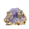 Image 5 : Cushion-Cut Lemon Quartz and Diamond Earrings