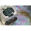 Image 10 : Glamorous Green Tourmaline and Pave Diamond Ring